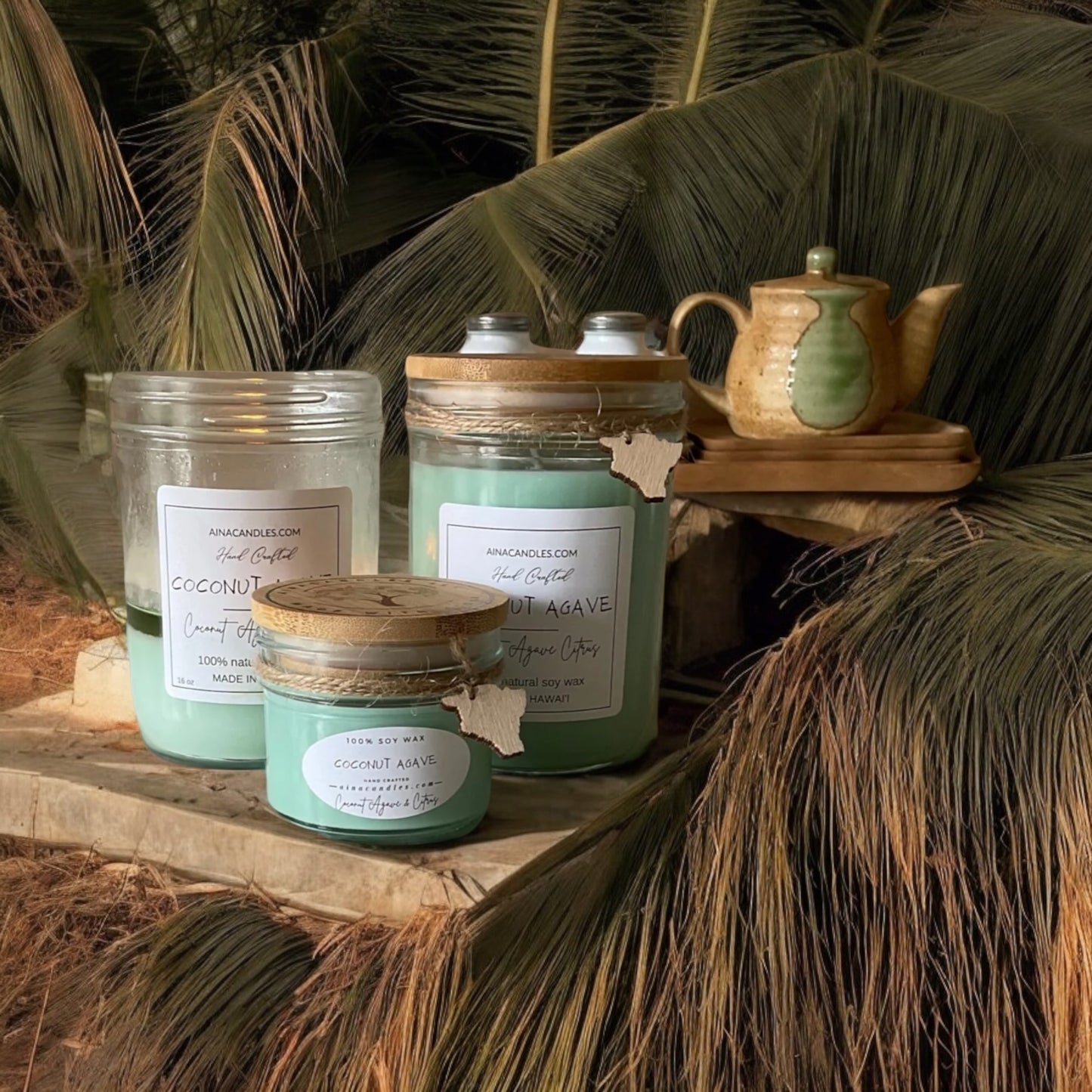 Coconut Agave 16oz Mason Jar