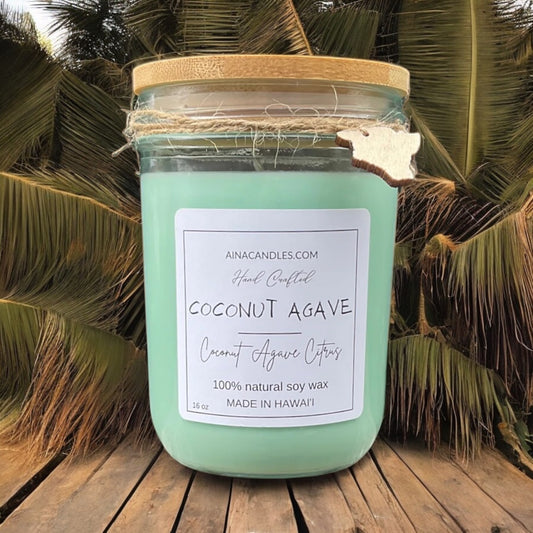 Coconut Agave 16oz Mason Jar