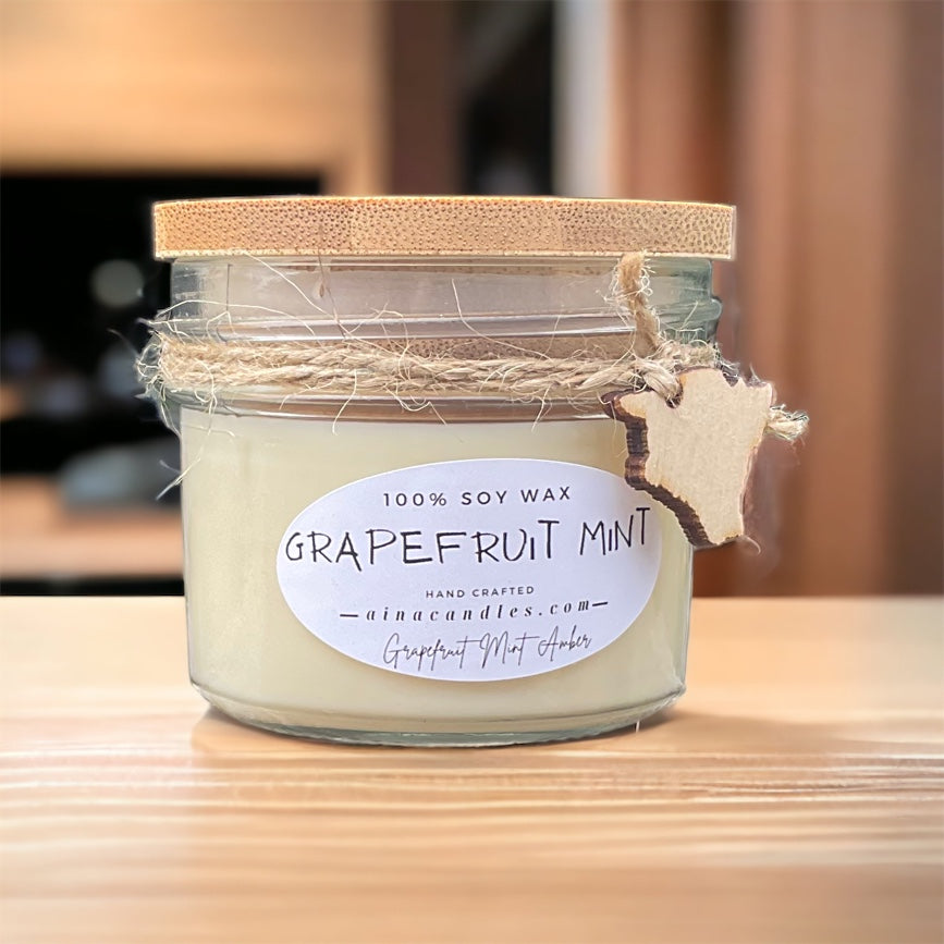Grapefruit Mint 4oz Jar Candle