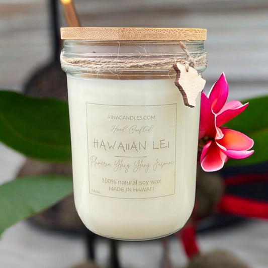 Hawaiian Lei 16oz Jar Candle