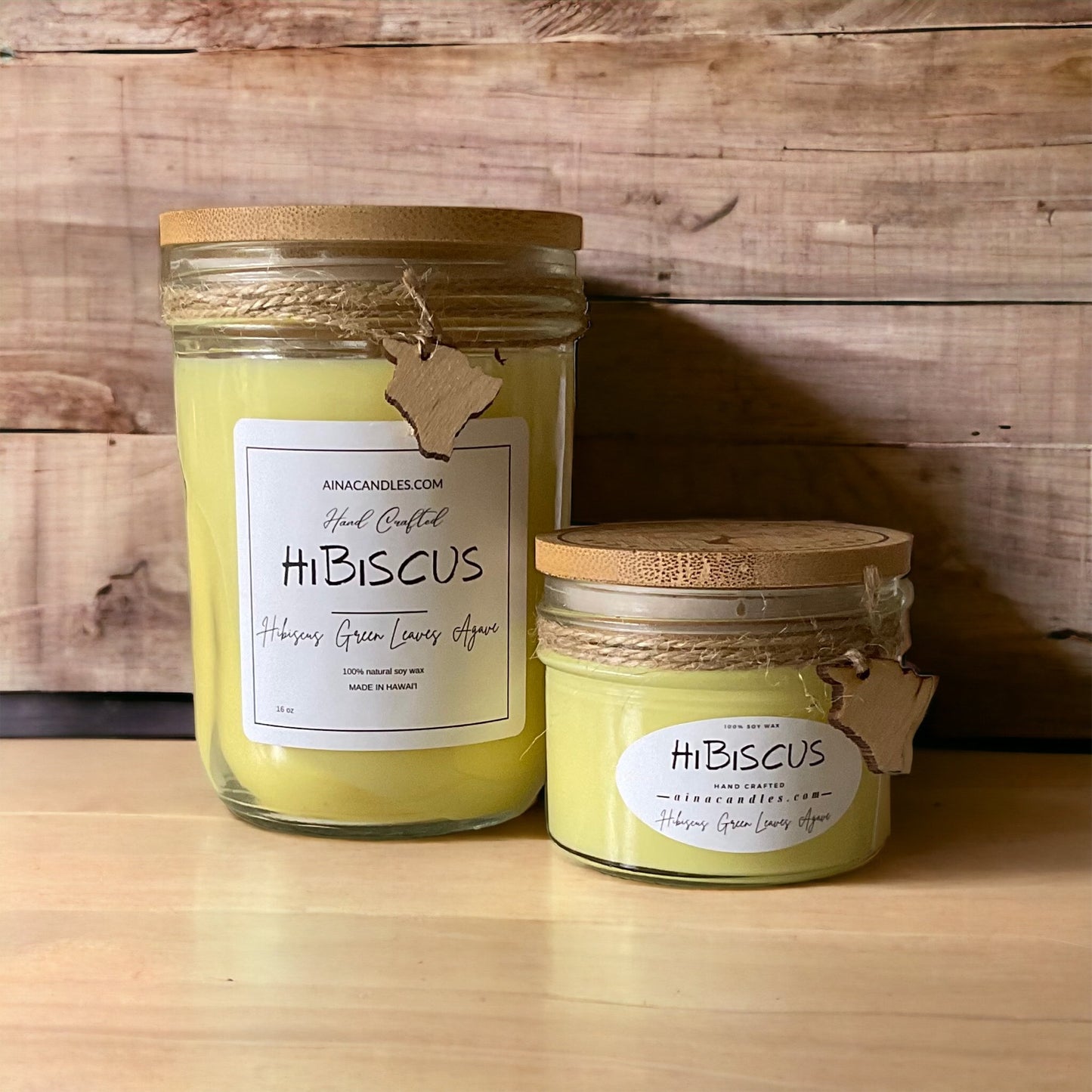 Hibiscus 4oz Mason Jar Candle