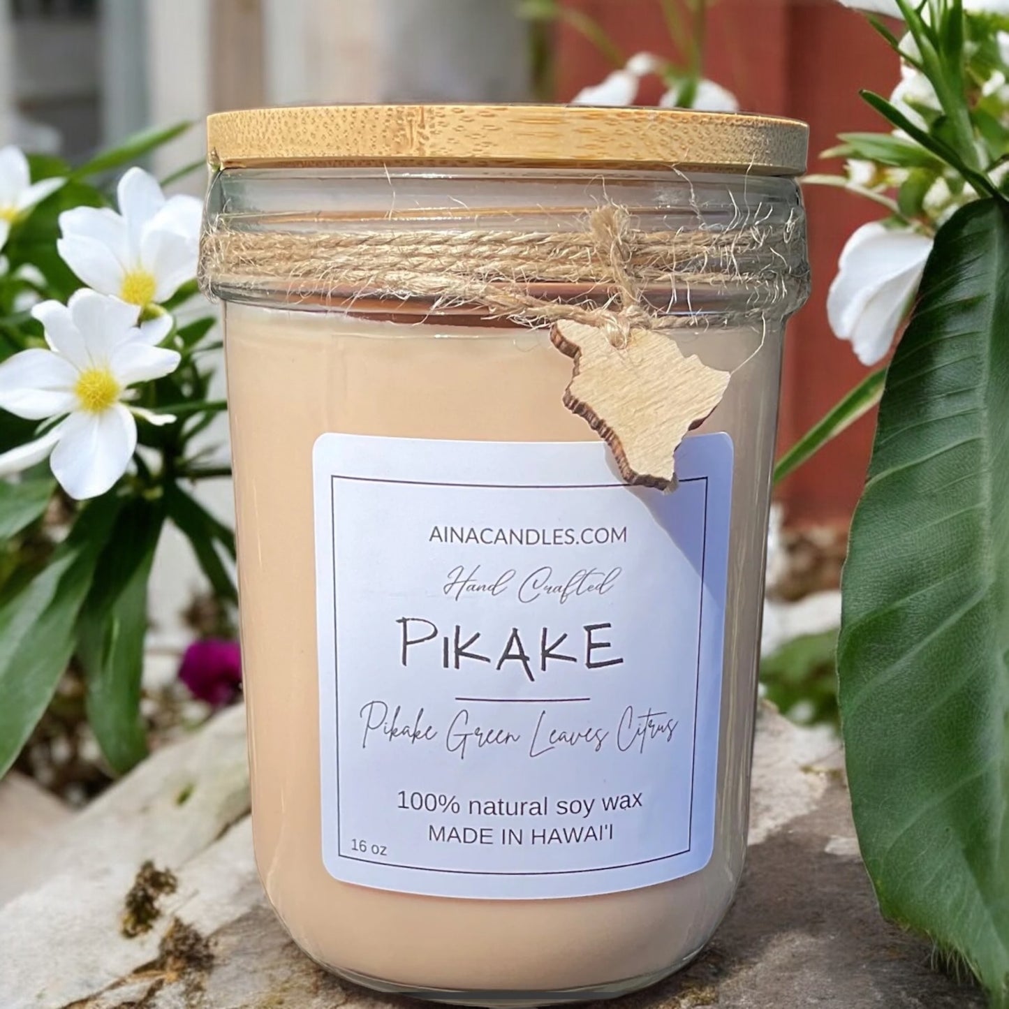 Pikake 16oz Mason Jar