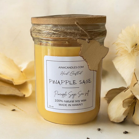 Pineapple Sage 16oz Jar Candle