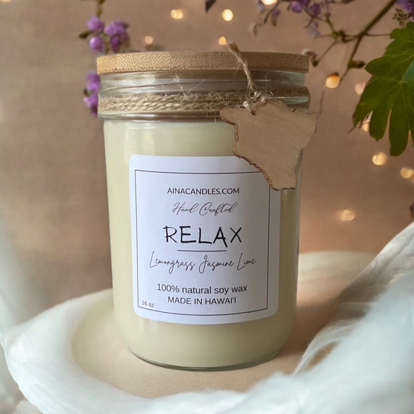 Relax 16oz Jar Candle