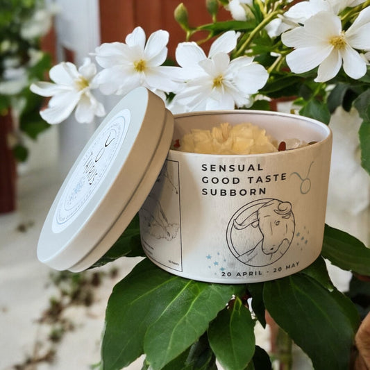 Taurus Zodiac Candle