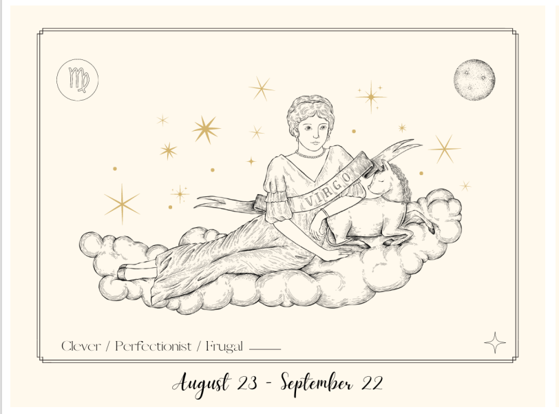 Virgo Zodiac Candle