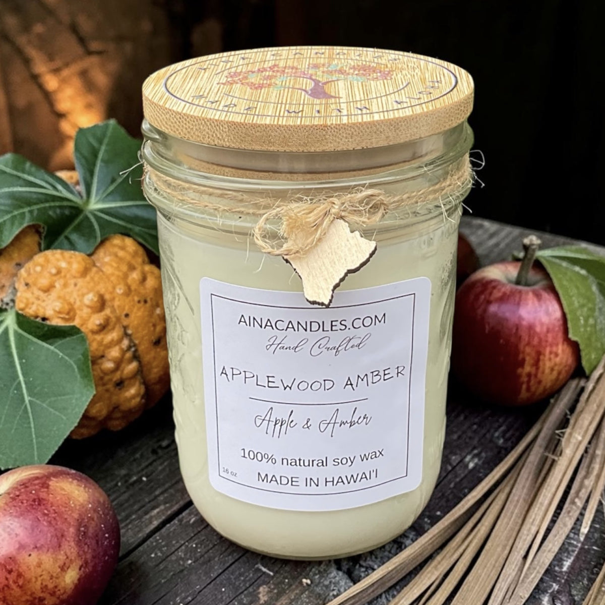 16oz Applewood & Amber Mason