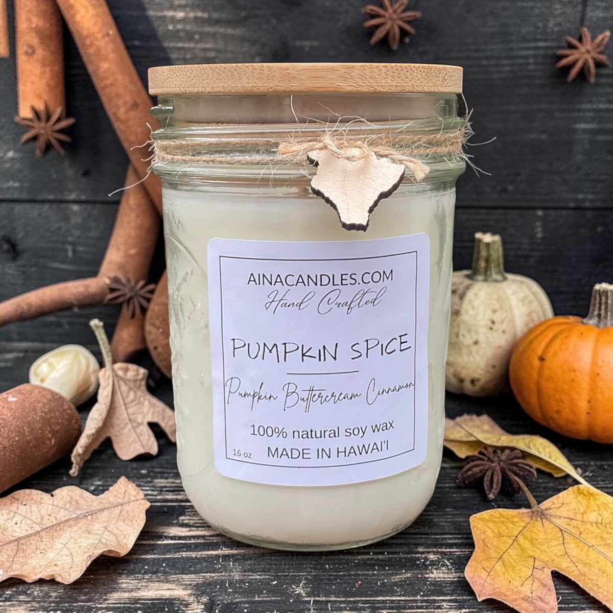 16oz Pumpkin Spice Mason