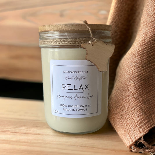 Relax 16oz Jar Candle