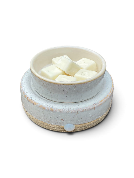 Tan Ceramic Wax Melt Warmer 3-in-1 Candle Wax Warmer