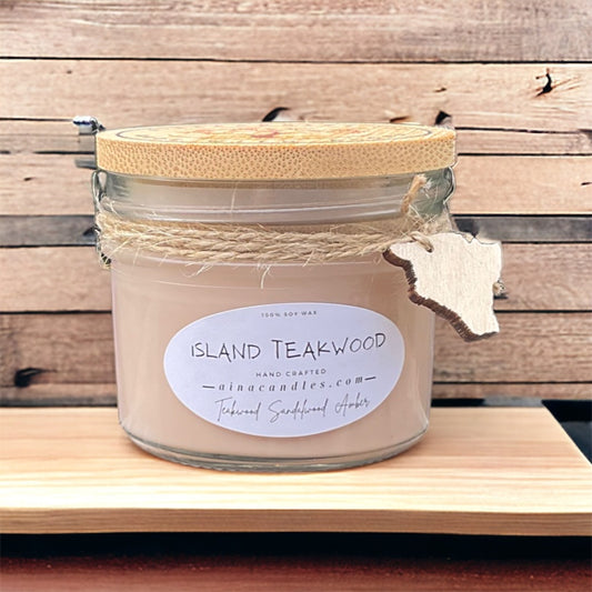 Island Teakwood 4oz Jar Candle